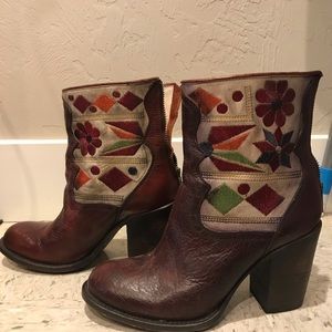 Brown Freebird by Steven Ankle Boots